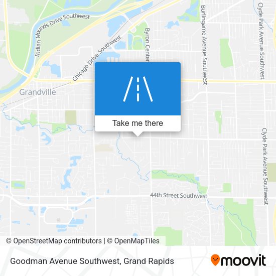 Goodman Avenue Southwest map