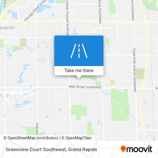 Mapa de Greenview Court Southwest