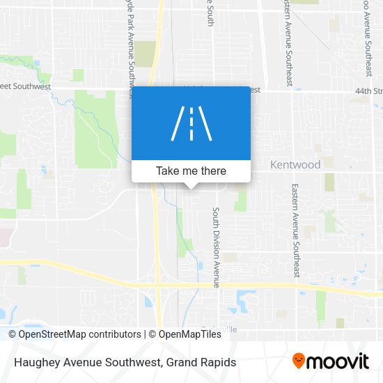 Haughey Avenue Southwest map