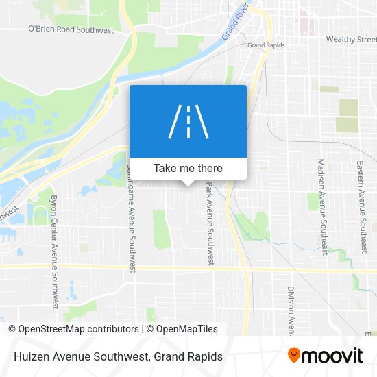 Mapa de Huizen Avenue Southwest