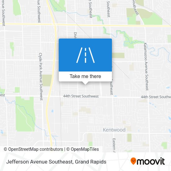 Mapa de Jefferson Avenue Southeast