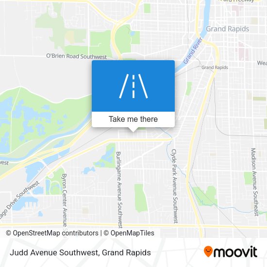 Mapa de Judd Avenue Southwest