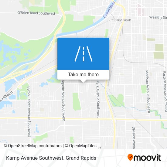 Mapa de Kamp Avenue Southwest