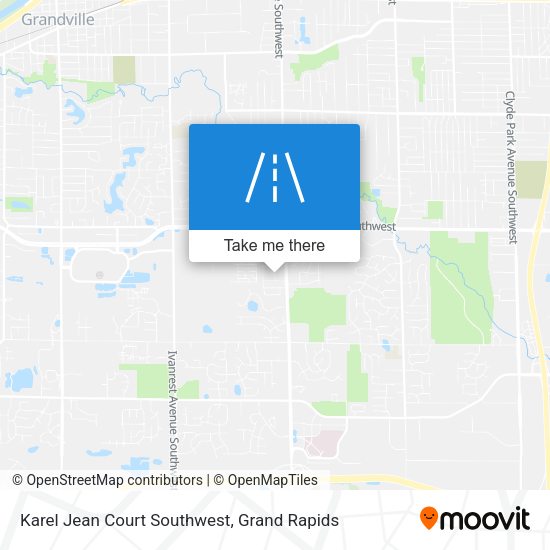 Mapa de Karel Jean Court Southwest