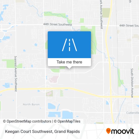 Mapa de Keegan Court Southwest
