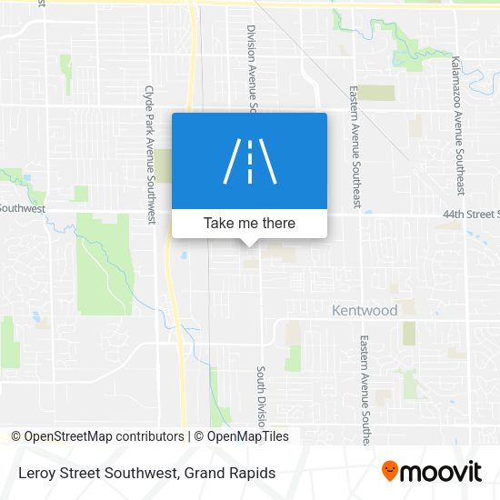 Mapa de Leroy Street Southwest