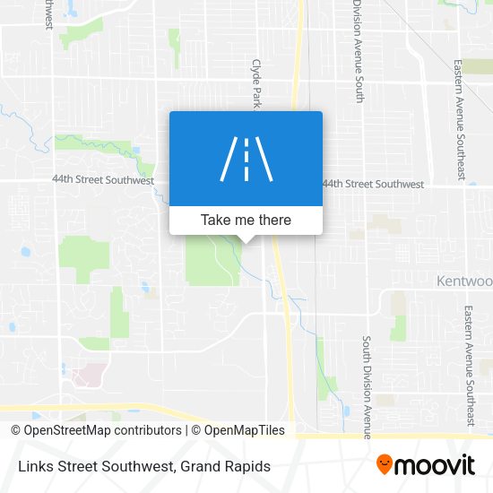 Links Street Southwest map