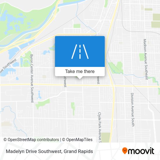 Madelyn Drive Southwest map