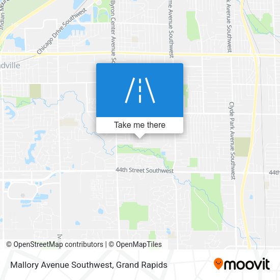 Mapa de Mallory Avenue Southwest