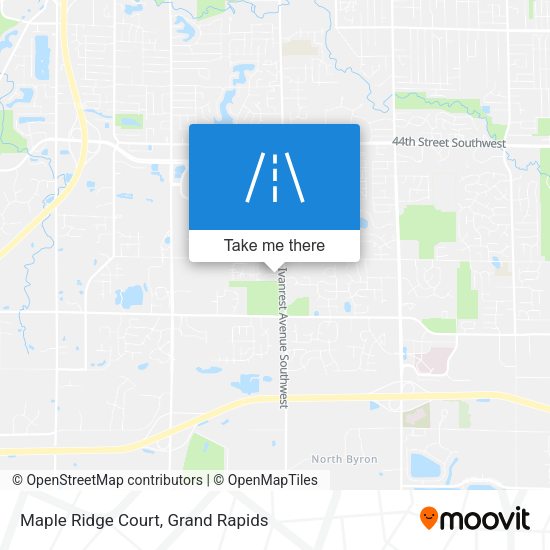 Mapa de Maple Ridge Court