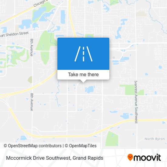 Mapa de Mccormick Drive Southwest