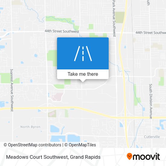 Meadows Court Southwest map