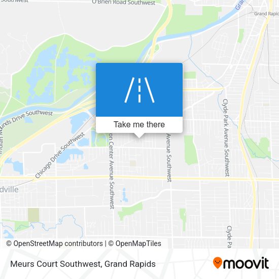 Mapa de Meurs Court Southwest