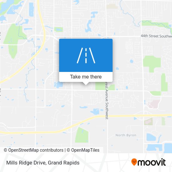 Mapa de Mills Ridge Drive