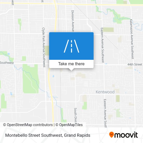 Montebello Street Southwest map