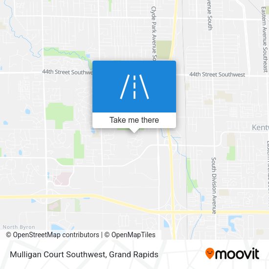 Mapa de Mulligan Court Southwest