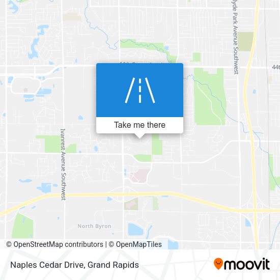 Naples Cedar Drive map