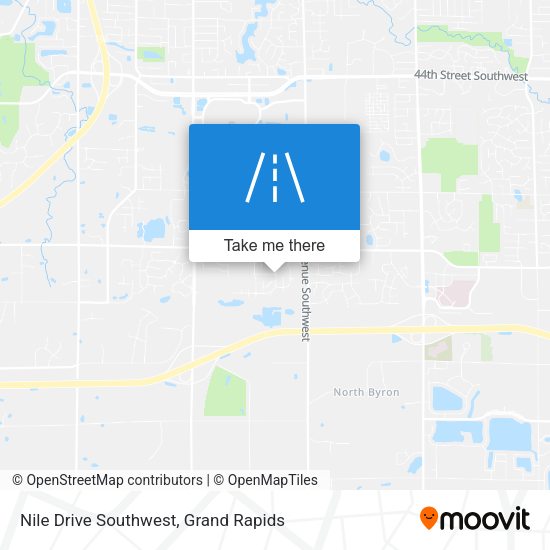 Mapa de Nile Drive Southwest