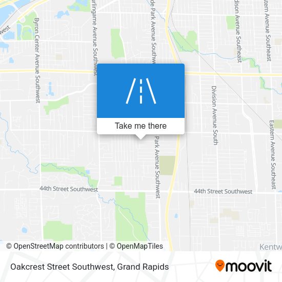 Mapa de Oakcrest Street Southwest
