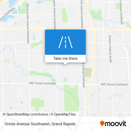 Mapa de Oriole Avenue Southwest
