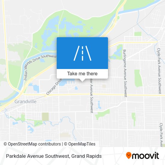 Parkdale Avenue Southwest map