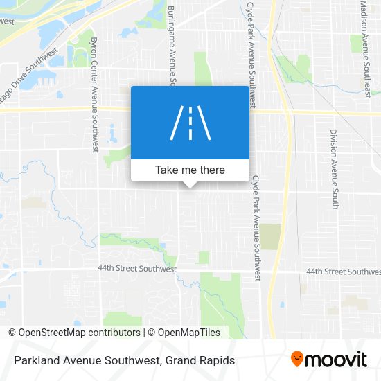 Mapa de Parkland Avenue Southwest