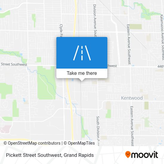 Mapa de Pickett Street Southwest