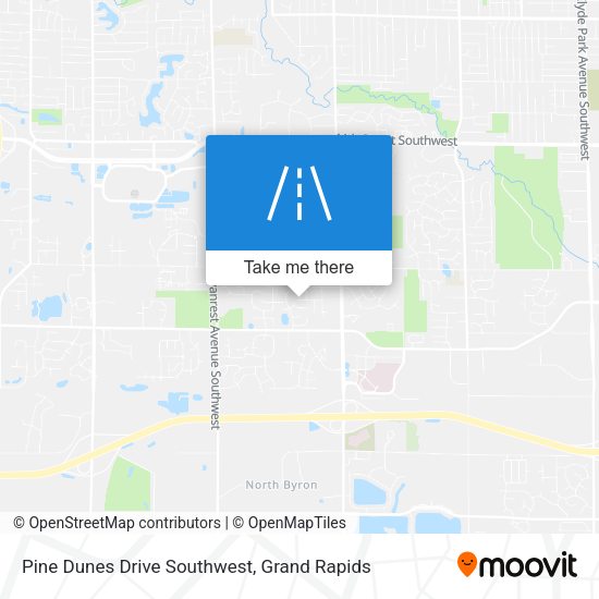 Mapa de Pine Dunes Drive Southwest