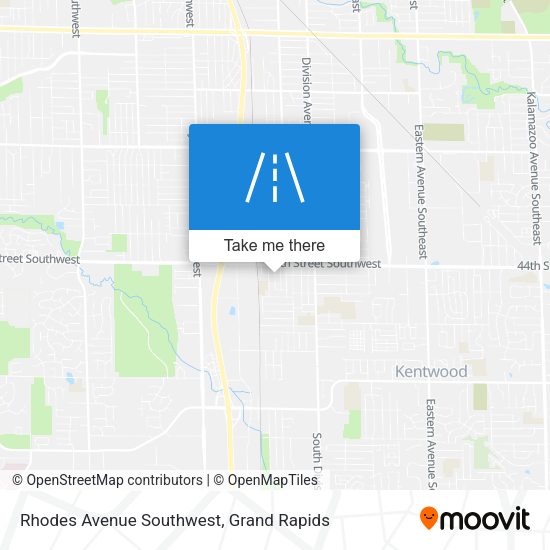 Mapa de Rhodes Avenue Southwest