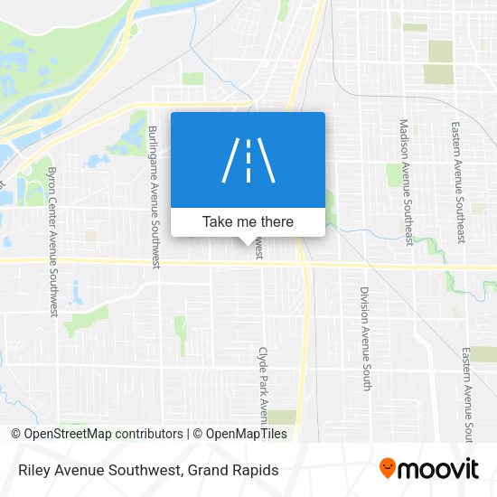Riley Avenue Southwest map