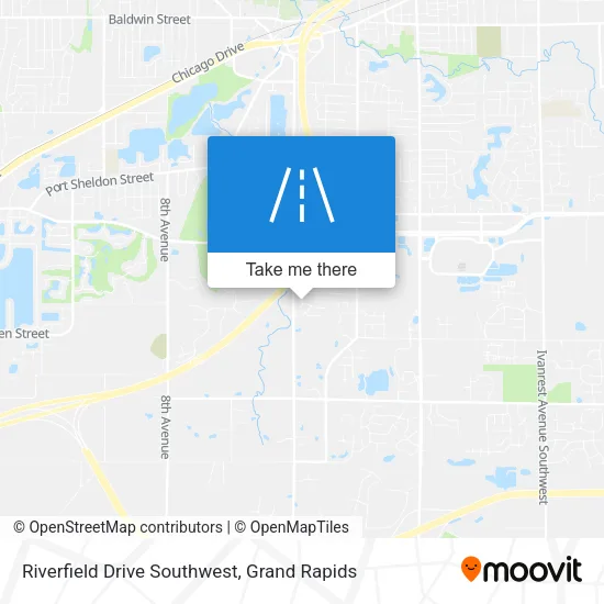Mapa de Riverfield Drive Southwest