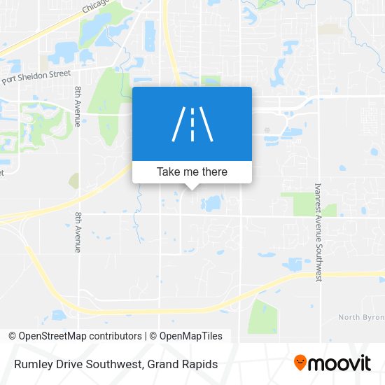 Mapa de Rumley Drive Southwest