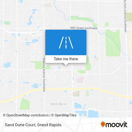 Sand Dune Court map