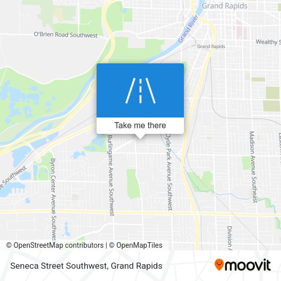 Seneca Street Southwest map