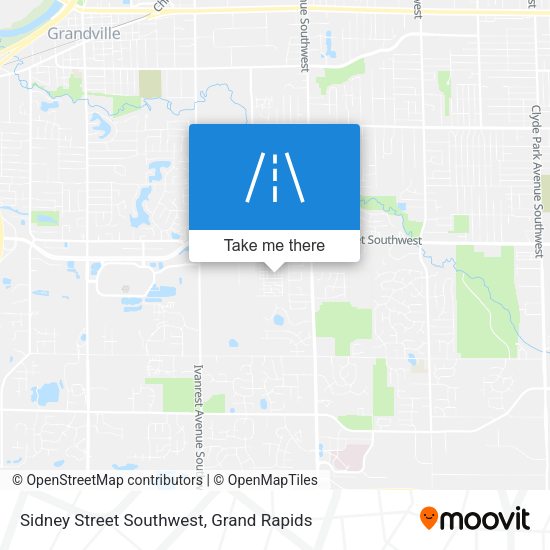 Sidney Street Southwest map