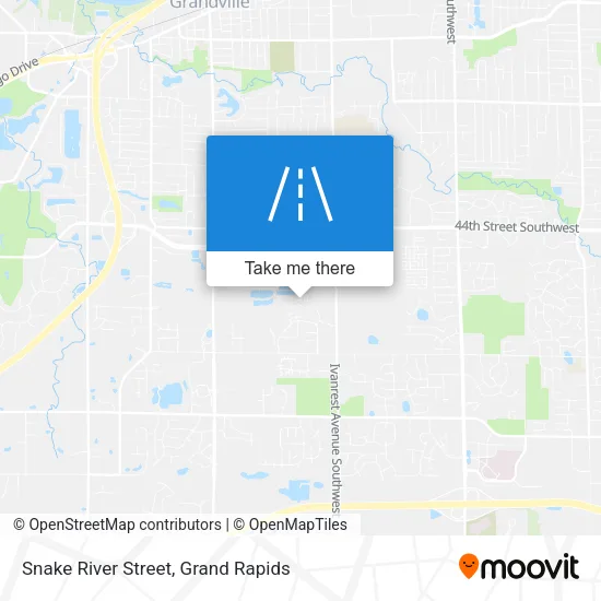 Mapa de Snake River Street
