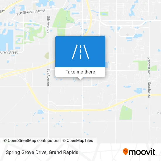 Spring Grove Drive map
