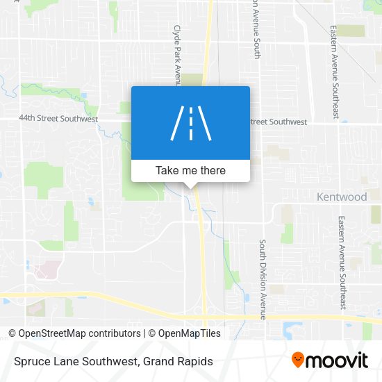 Spruce Lane Southwest map