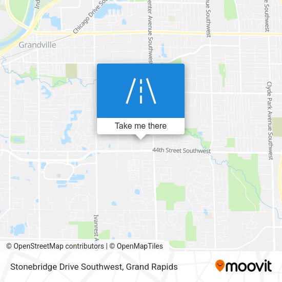 Mapa de Stonebridge Drive Southwest