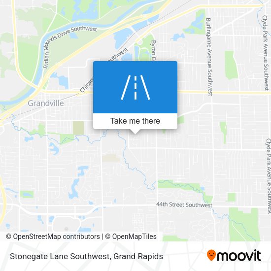Mapa de Stonegate Lane Southwest