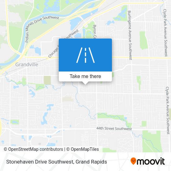 Mapa de Stonehaven Drive Southwest