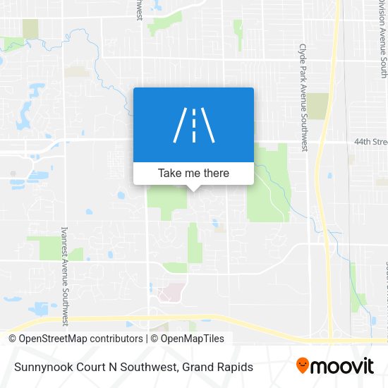 Mapa de Sunnynook Court N Southwest
