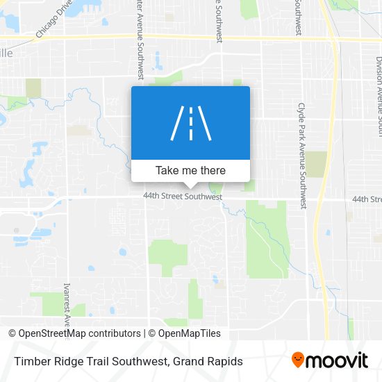 Mapa de Timber Ridge Trail Southwest