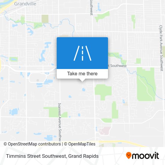 Mapa de Timmins Street Southwest