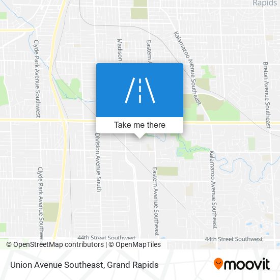 Mapa de Union Avenue Southeast