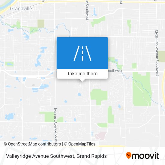 Mapa de Valleyridge Avenue Southwest