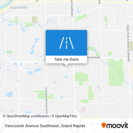 Mapa de Vancouver Avenue Southwest
