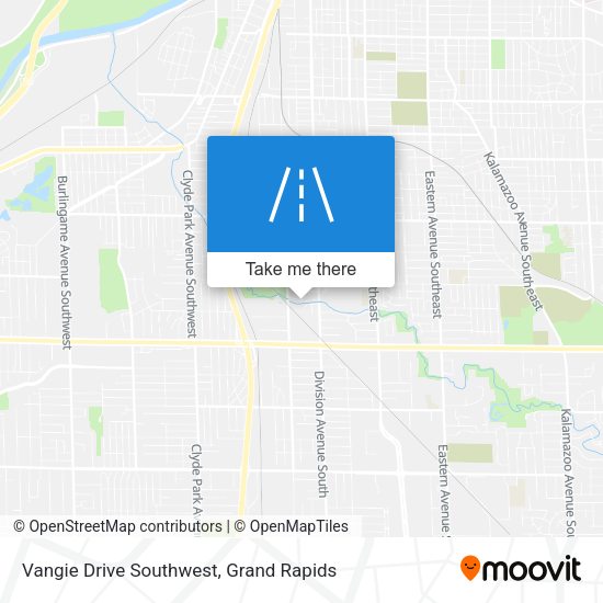 Vangie Drive Southwest map