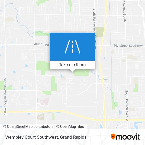 Wembley Court Southwest map