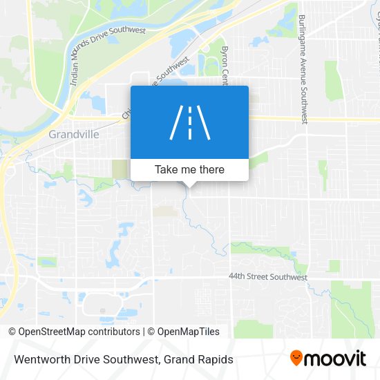 Wentworth Drive Southwest map